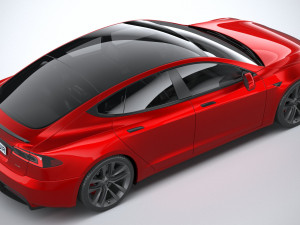 Tesla Model S 2021 3D Model