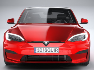 Tesla Model S 2021 3D Model