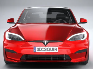 Tesla Model S 2021 3D Model
