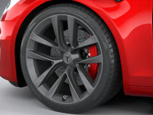 Tesla Model S 2021 3D Model