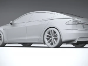 Tesla Model S 2021 3D Model