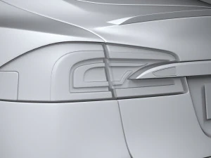 Tesla Model S 2021 3D Model