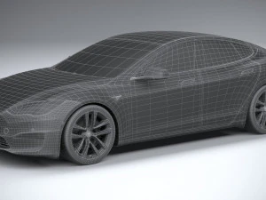 Tesla Model S 2021 3D Model