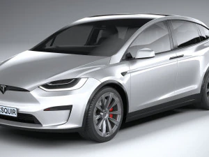 Tesla Modello X2021 Modello 3D