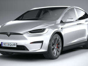 Tesla Model X 2021 Modelo 3D