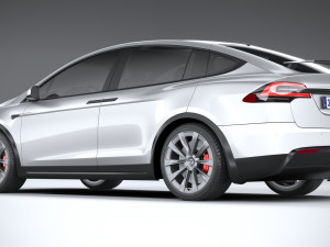 Tesla Model X 2021 Modelo 3D