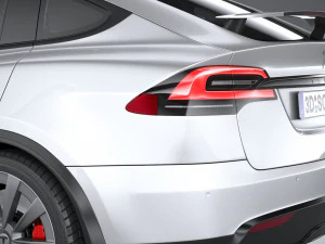 Tesla Modello X2021 Modello 3D