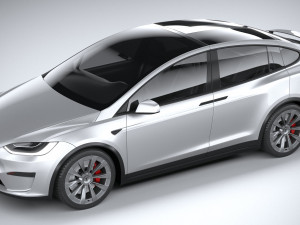 Tesla Model X 2021 Modelo 3D