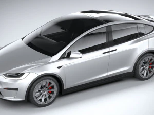 Tesla Modello X2021 Modello 3D