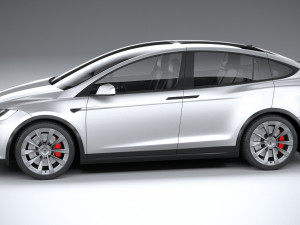 Tesla Model X 2021 Modelo 3D