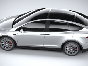 Tesla Model X 2021 Modelo 3D