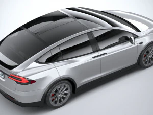 Tesla Modello X2021 Modello 3D