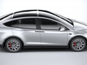 Tesla Model X 2021 Modelo 3D
