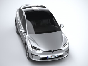 Tesla Model X 2021 Modelo 3D