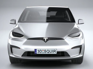 Tesla Modello X2021 Modello 3D