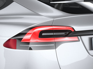 Tesla Model X 2021 Modelo 3D