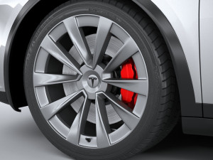 Tesla Model X 2021 Modelo 3D