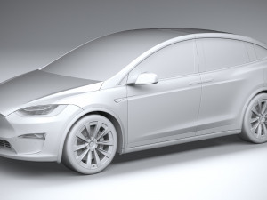 Tesla Model X 2021 Modelo 3D
