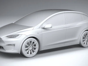 Tesla Modello X2021 Modello 3D