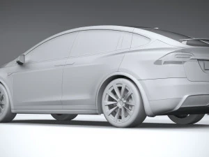 Tesla Modello X2021 Modello 3D