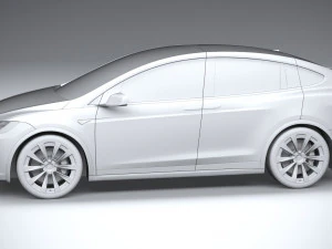 Tesla Modello X2021 Modello 3D