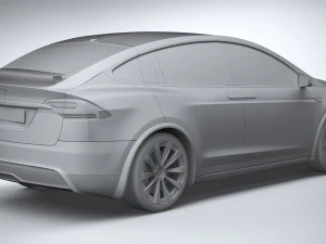 Tesla Modello X2021 Modello 3D