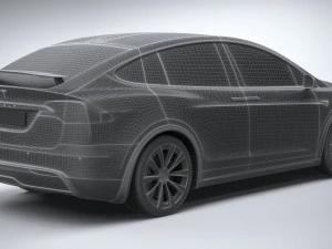 Tesla Modello X2021 Modello 3D