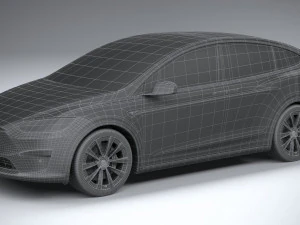 Tesla Modello X2021 Modello 3D