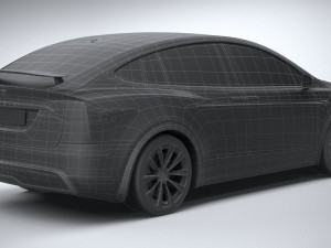 Tesla Model X 2021 Modelo 3D