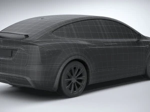 Tesla Modello X2021 Modello 3D