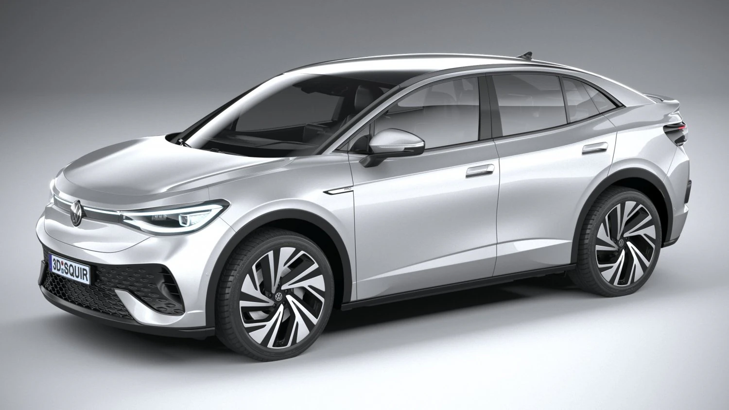 Volkswagen ID5 2022 3D Model .c4d .max .obj .3ds .fbx .stl .blend