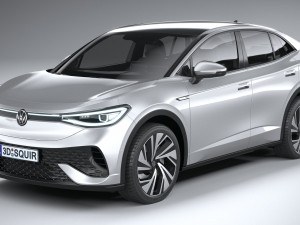 Volkswagen ID5 2022 3D Модель