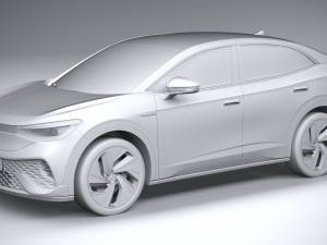 Volkswagen ID5 2022 3D Модель