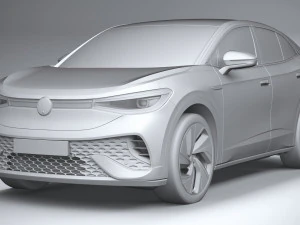 Volkswagen ID5 2022 3D Model