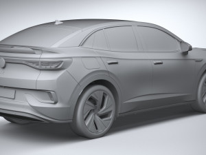 Volkswagen ID5 2022 3D Модель