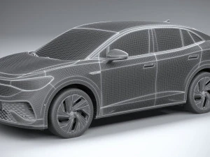 Volkswagen ID5 2022 3D Model
