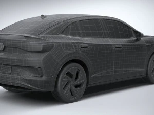 Volkswagen ID5 2022 3D Model