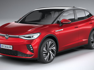 Volkswagen ID5 GTX 2022 3D 모델