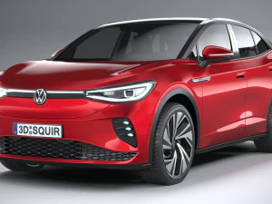 Volkswagen ID5 GTX 2022 3D Model