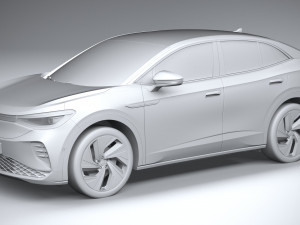 Volkswagen ID5 GTX 2022 3D 모델