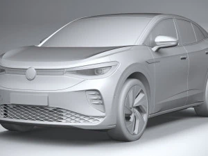 Volkswagen ID5 GTX 2022 3D Model
