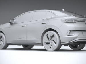 Volkswagen ID5 GTX 2022 3D 모델