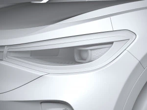 Volkswagen ID5 GTX 2022 3D Model