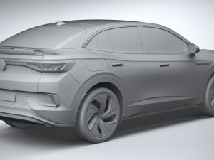 Volkswagen ID5 GTX 2022 3D 모델