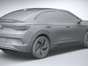 Volkswagen ID5 GTX 2022 3D Model