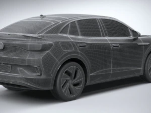 Volkswagen ID5 GTX 2022 3D Model