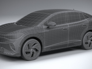 Volkswagen ID5 GTX 2022 3D 모델