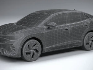 Volkswagen ID5 GTX 2022 3D Model