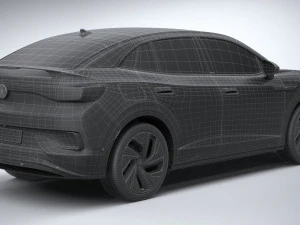 Volkswagen ID5 GTX 2022 3D Model