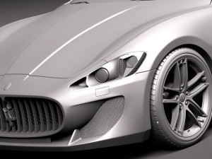 Maserati GranTurismo MC Stradale 2012 3D Model